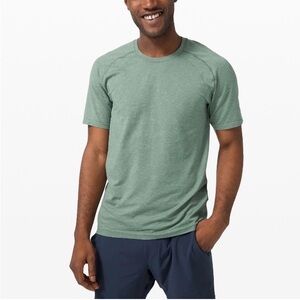 lululemon athletica Sage Green Short Sleeve Tee